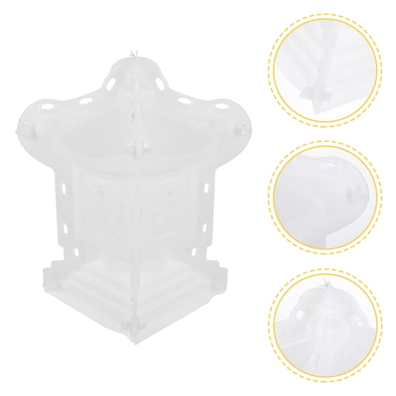 MLINS White Plastic Concrete Mold for DIY Home Use Sturdy Texture Easy to Use 11.8 x 11.8 Inches
