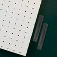 thumbnail image 1 of MLINS White Plastic Connecting Pieces for DIY Pegboard Projects 2pcs and Stylish Design, 1 of 8