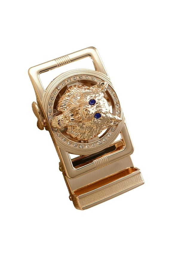 Wolf Head Belt Buckle Trouser Belt Buckle Men Waist Belt Buckle Replacement Retro Suit Belt Buckle