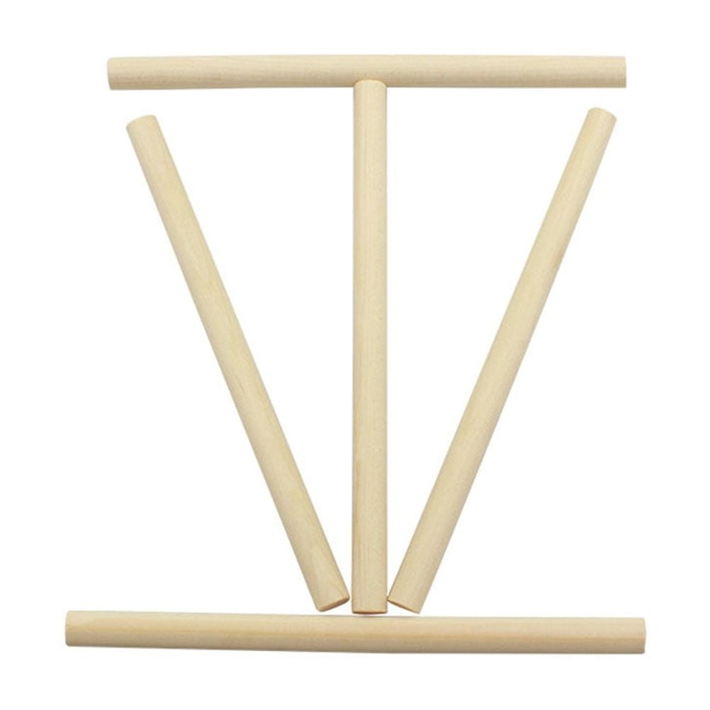 MLINS Wooden Cello Column Accessories Durable and Easy to Clean for Cello Practice and Performance Khaki 5Pcs