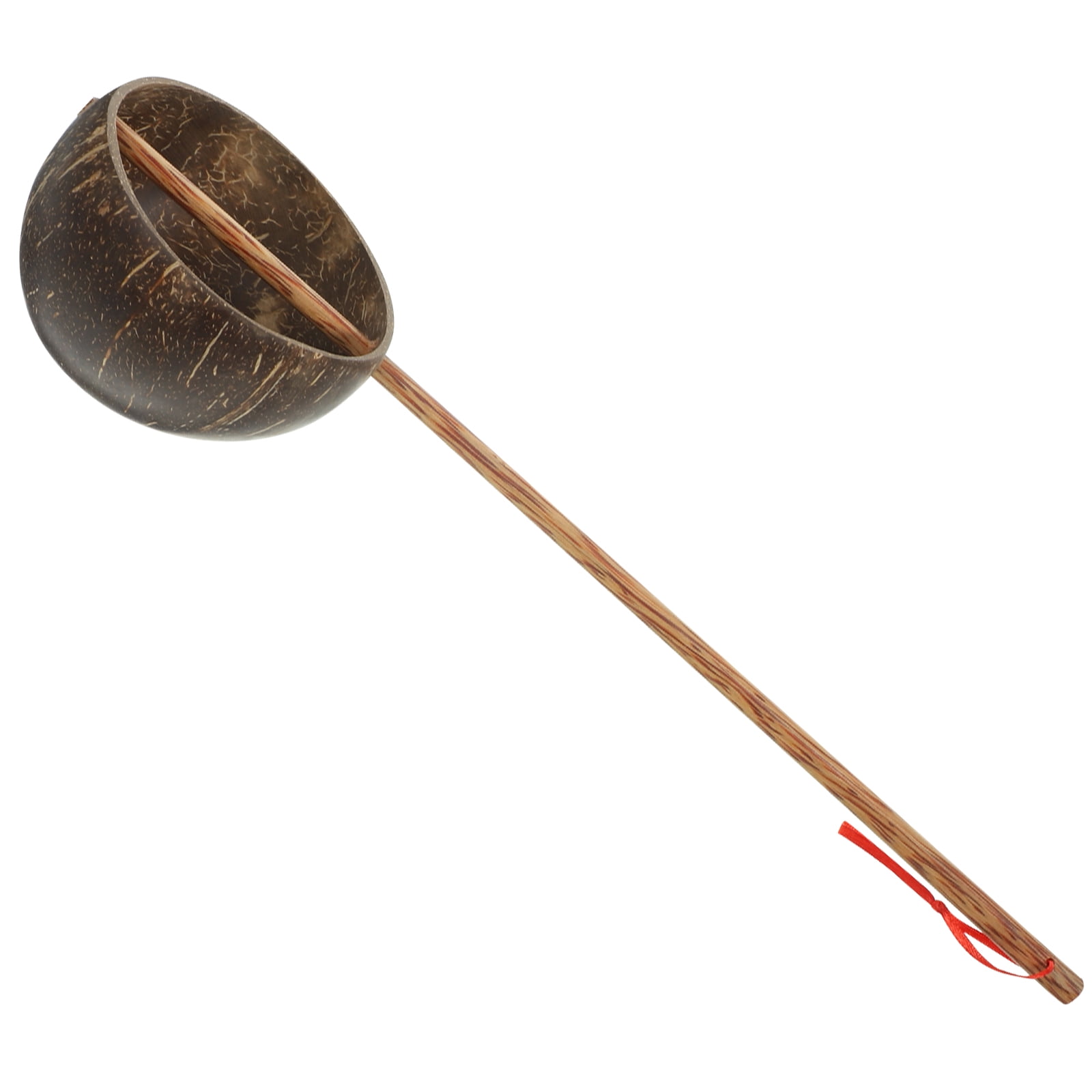 OHOIOLLA Multifunction Wooden Bath Spoon Coconuts Shell Water Scoop for Home and Restaurant