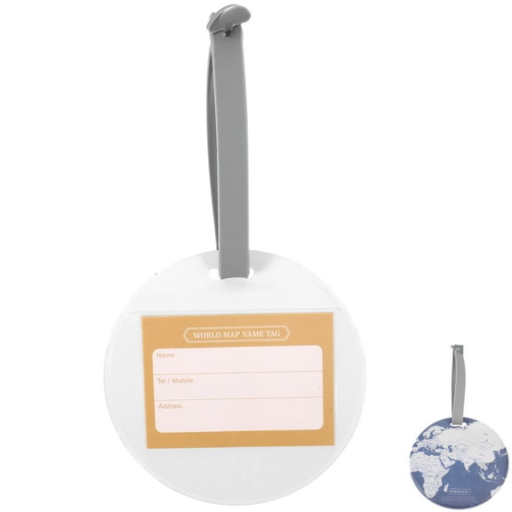 YUYUETIME Luggage 1Pack 7.1x3.7x0.08In Rectangular World Map Style