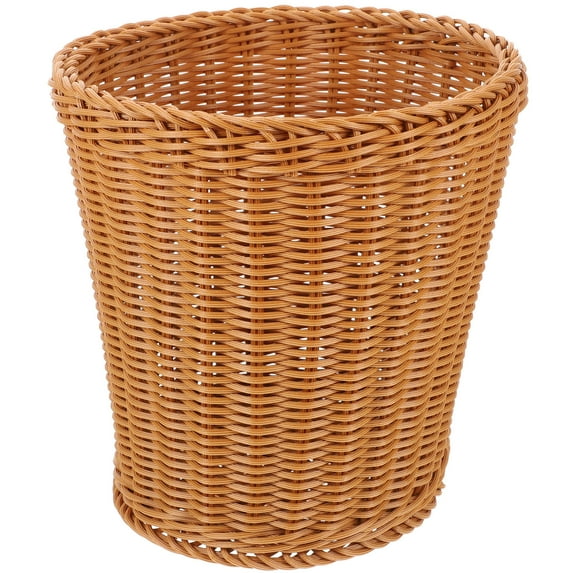 MERRYHAPY Rattan Garbage Basket for Kitchen 1Set 9.63X8.25X6.29in