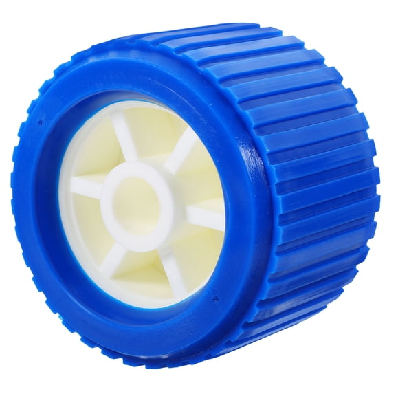 MLINS Yacht Roller Boat Trailer Roller Replacement Ribbed Yacht Roller Ribbed Wobble Mounting Roller