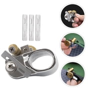 HEALEEP Stainless Steel Leatherworking Tool Set , Compact 2.16 x 1.38 x 0.79 Inch, Crafting Kit