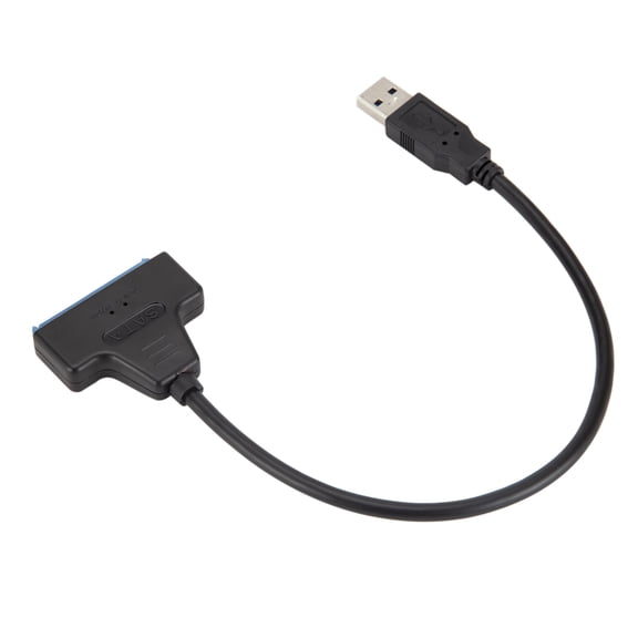 MLINS to USB Hard Drive Cable for 2.5inch Drives Black Plastic & Copper Compatible with USB2.0 Computers
