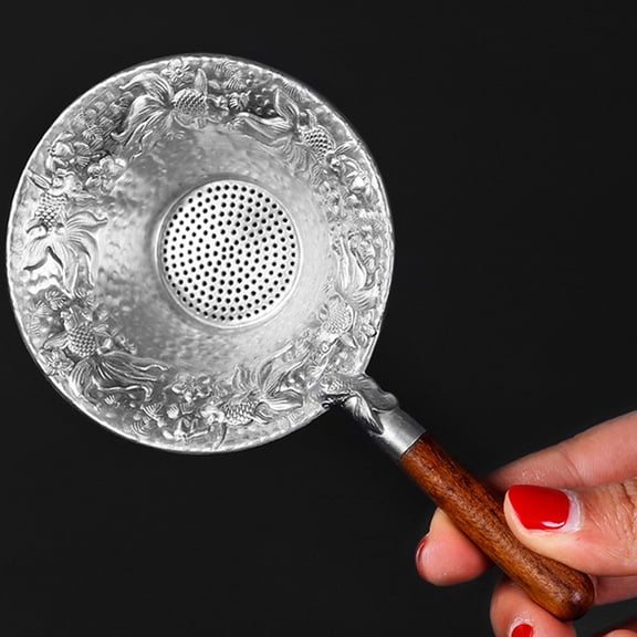 GAXIRE Tea Infuser Tin Wood 1Pc 5.7x3.1x2.8in