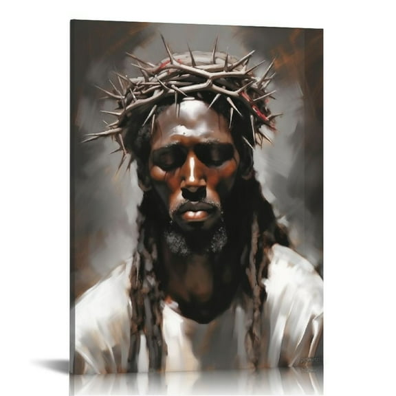 MLJA Wall - African Americans Wall Art - Black Man - Christian Wall Decor - Jesus Christ Picture - Jesus Poster - Religion Wall Decor - spiritual 16x20in