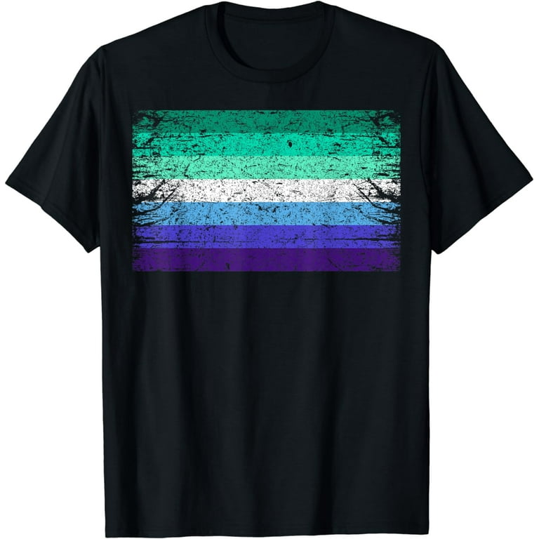 Vintage Distressed Gay Pride Flag T-Shirt (Gay Flag Shirt) Vintage Distressed Gay Pride Flag T-Shirt (Gay Flag Shirt)