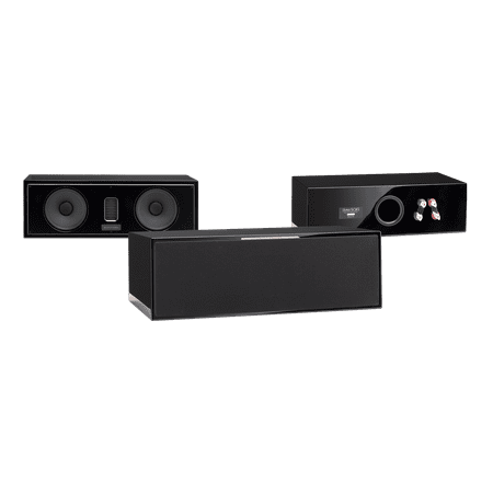 MartinLogan - Motion Dual 6-1/2" Passive 2.5-Way Center-Channel Speaker - Gloss Black