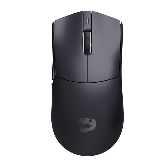 MLOONG MX302 eSports-grade Wireless Gaming Mouse, 16,000 DPI, 56g Lightweight, 140h Battery, Web driver, Compatible with PC and Mac, Black