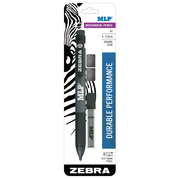 MLP2 Square Lead Mechanical Pencil 0.9mm Asst 1pk w/Bonus
