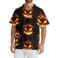 thumbnail image 1 of MLQIDK Halloween Scrub Tops Men Nurse Uniform Shirts Fun Medical Scrubs Short Sleeve V Neck Scrub Shirts Funny Holiday Printed Nurse Uniforms Black 4XL, 1 of 4