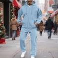 thumbnail image 1 of MLQIDK Men's 2 Piece Set Big and Tall Workout Gym Fleece Zip up Hoodie and Cargo Sweatpants Athletic Track Suits Winter Casual Sweatsuits Jogging Sweat Suits Lounge Outfit Dark Green 2XL, 1 of 7