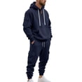 thumbnail image 1 of MLQIDK Men's 2 Piece Set Workout Gym Track Suits Big and Tall Fleece Zip up Hoodie and Sweatpants Athletic Winter Casual Tracksuits Jogging Suit Lounge Outfit Deep Red XL, 1 of 5