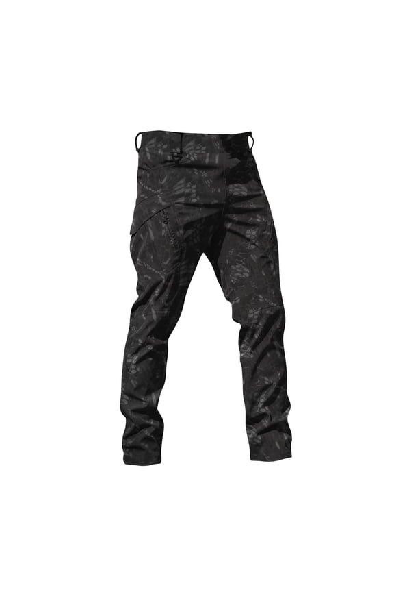 Men's Flex Tactical Pants Cotton Stretch Work Cargo Pants Lightweight EDC Outdoor Hiking Trousers Snake Pattern XL