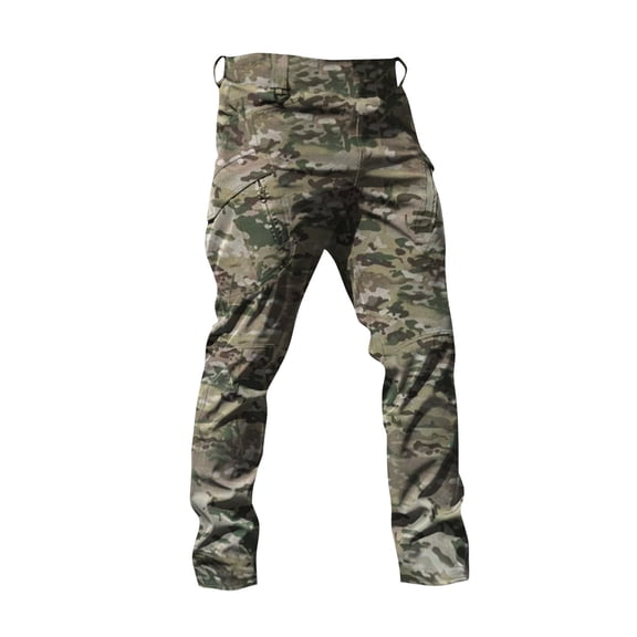 MLQIDK Tactical Cargo Pants for Men Outdoor Waterproof Quick Dry Hikking Pants Baggy Ripstop Work Overalls Multi Pocket Trousers Leopard Print 2XL
