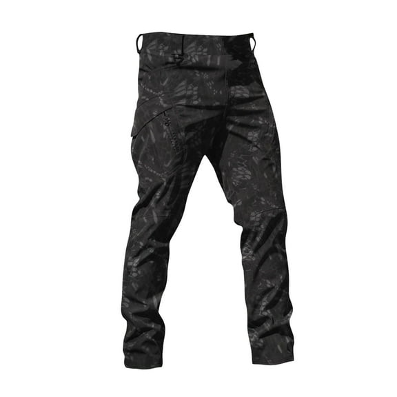 MLQIDK Tactical Pants, Le Spartan Motorcycle Pants, Men's Lightweight Quick-Drying Water Resistant Ripstop Cargo Pants Snake Pattern M