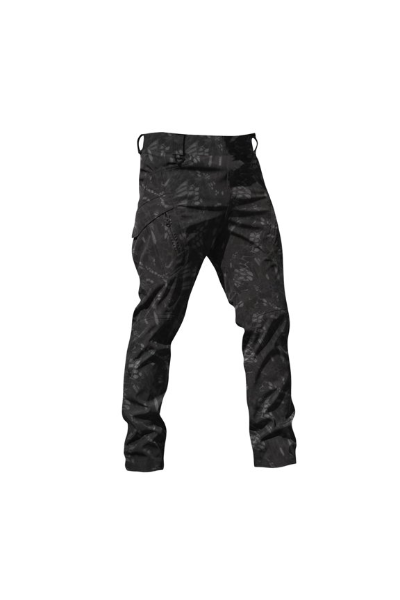 Tactical Pants, Le Spartan Motorcycle Pants, Men's Lightweight Quick-Drying Water Resistant Ripstop Cargo Pants Snake Pattern M