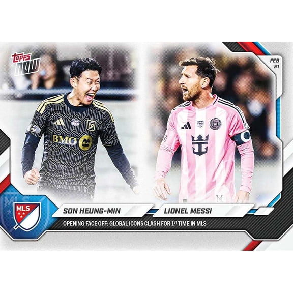 MLS 2026 Topps NOW  Son Heung-min / Lionel Messi #1