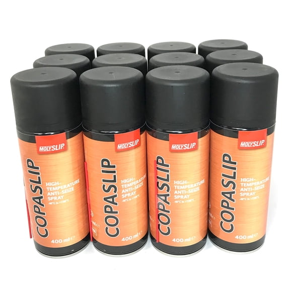 MLS 4477 Molyslip Copaslip High-Temperature Anti-Seize Aerosol Spray - 12 PACK