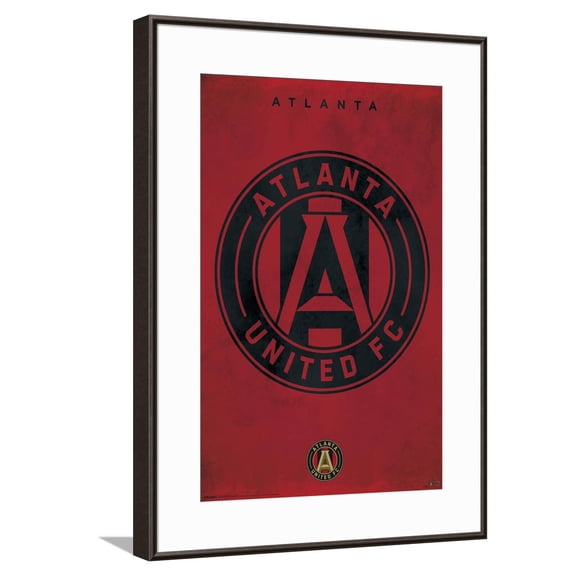 MLS Atlanta United FC - Logo 25 Canvas Wall Poster, 14.725" x 22.375"
