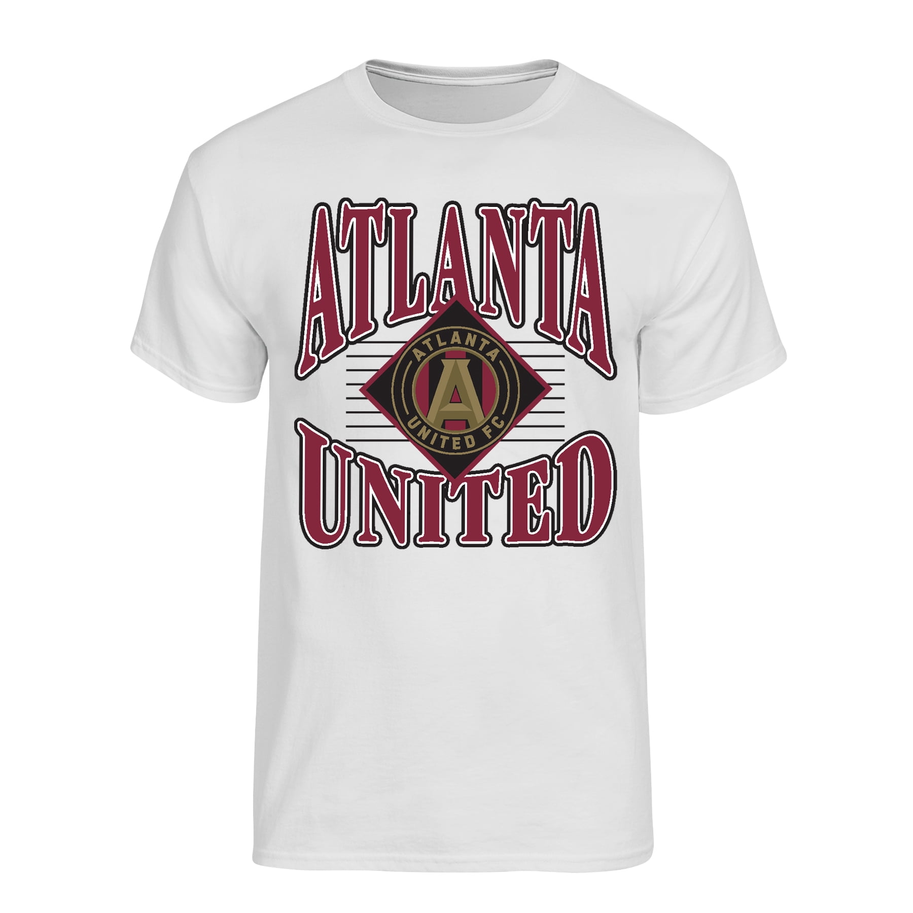 MLS Atlanta United FC Men's Ash Oversized Graphic Short Sleeve T-Shirt