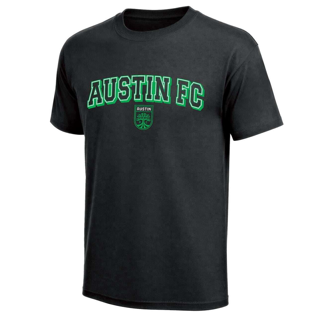 MLS Austin FC Boy's Team Color Primary Logo Short Sleeve T-Shirt