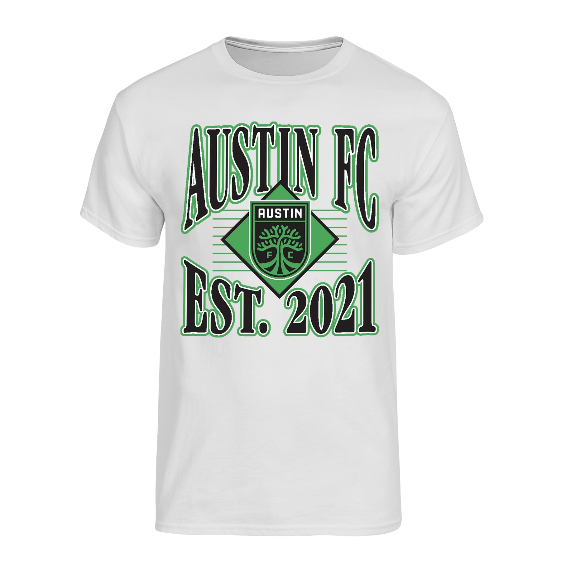 MLS Austin FC Men's Ash Oversized Graphic Short Sleeve T-Shirt