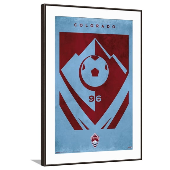MLS Colorado Rapids - Logo 25 Canvas Wall Poster, 22.375" x 34"