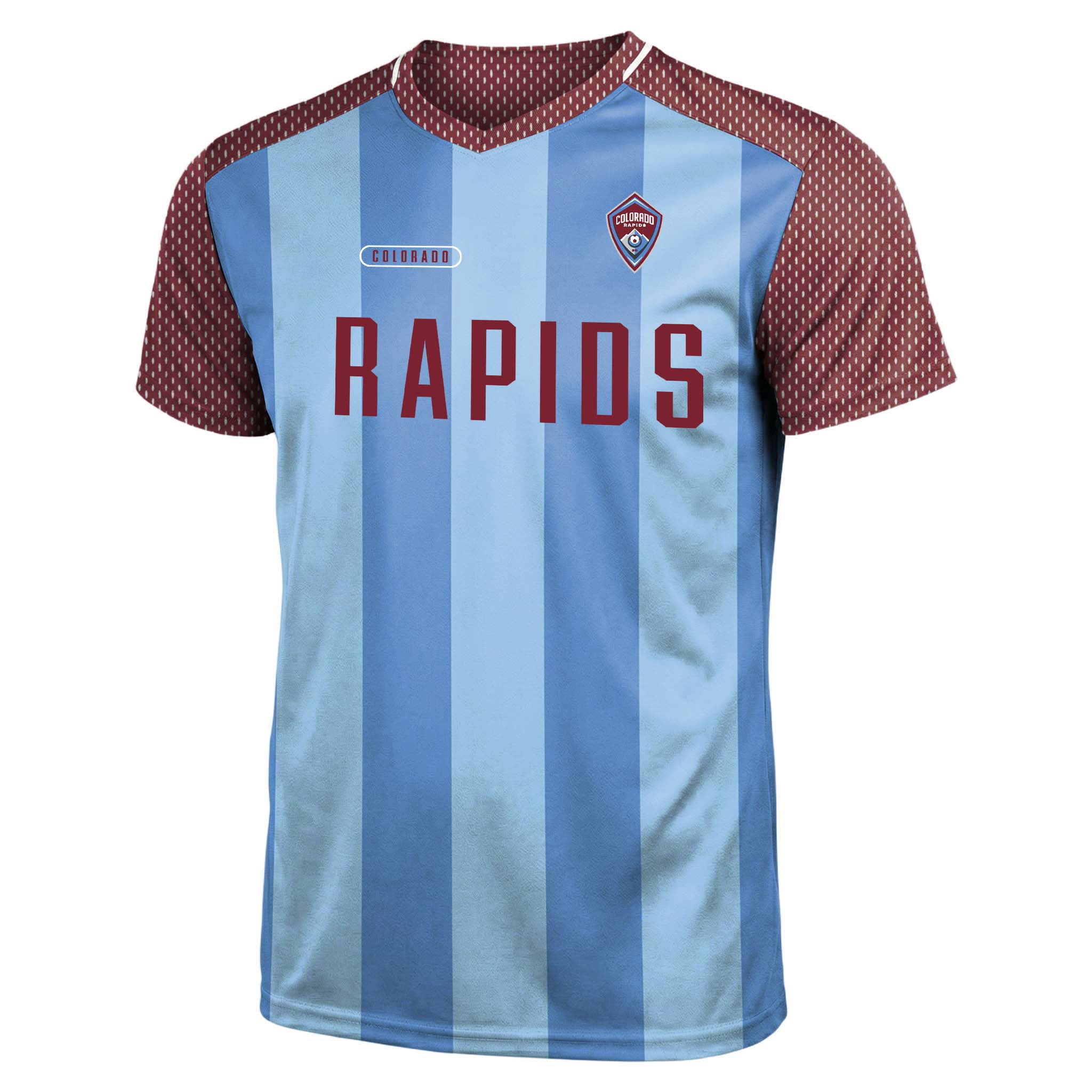 MLS Colorado Rapids Men's Team Color Sublimated Stripe Jersey
