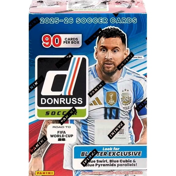 MLS Donruss 2025 Road to The World Cup Soccer Trading Card BLASTER Box [6 Packs]