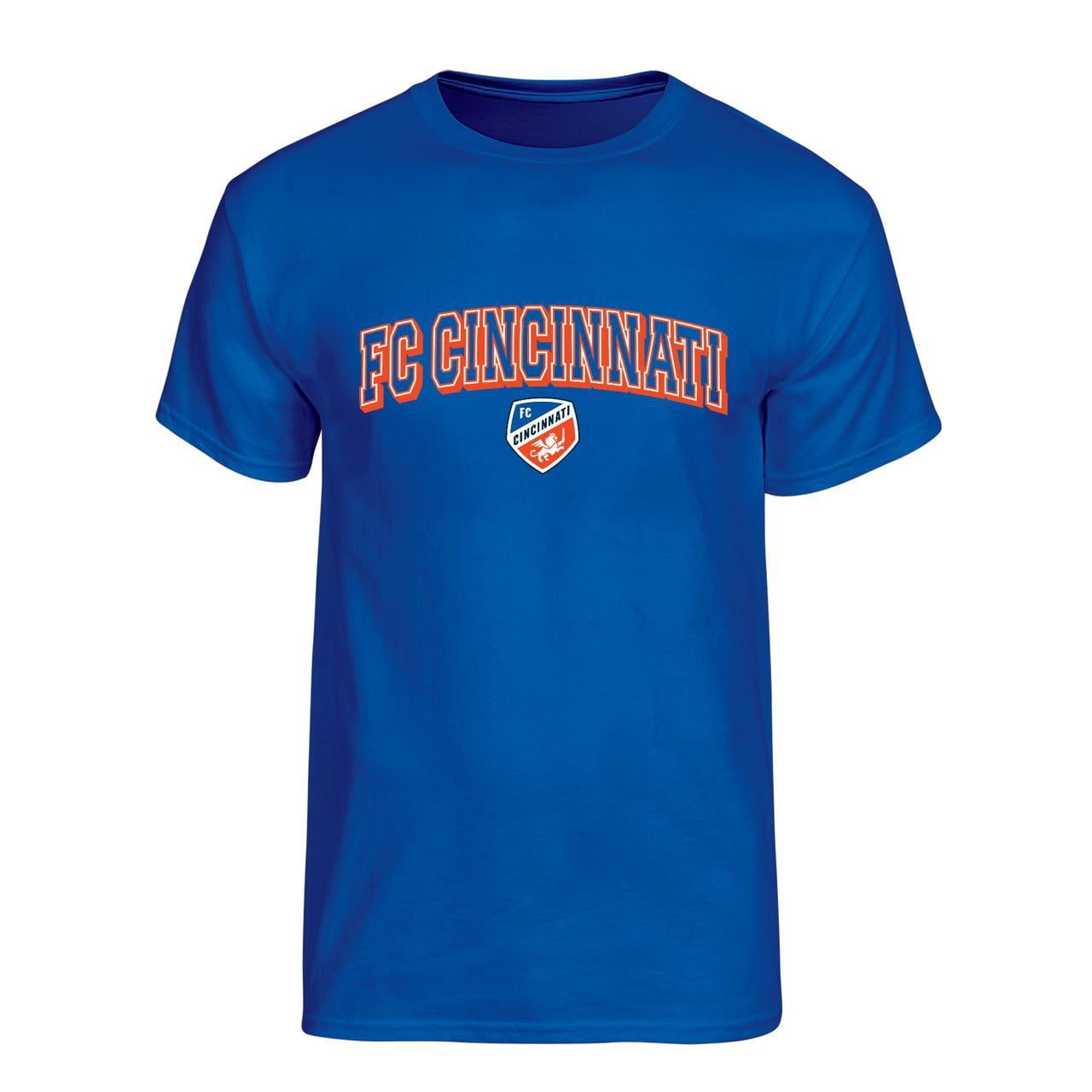 MLS FC Cincinnati Men's Team Color Arch-Over Logo Short Sleeve T-Shirt