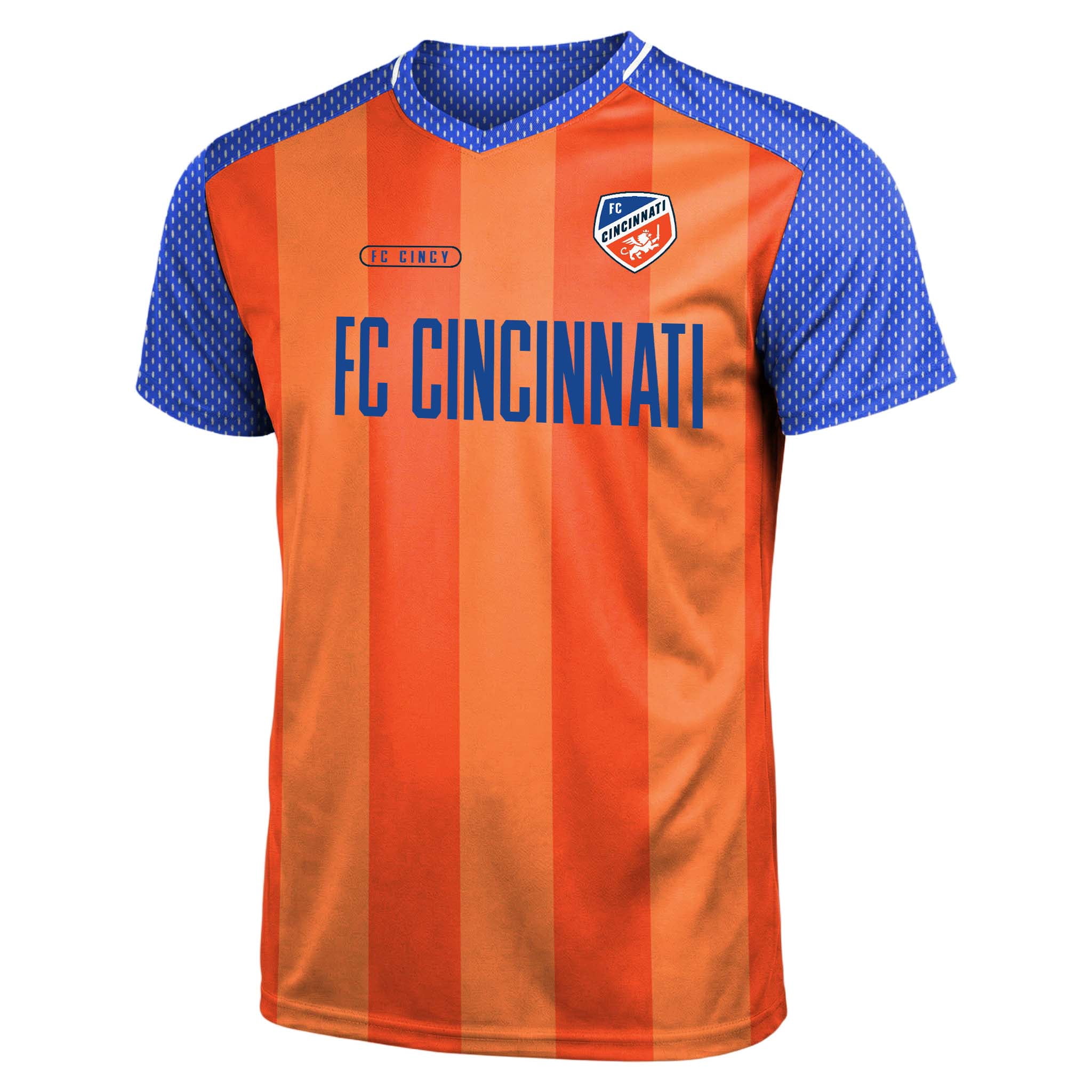 MLS FC Cincinnati Men's Team Color Sublimated Stripe Jersey