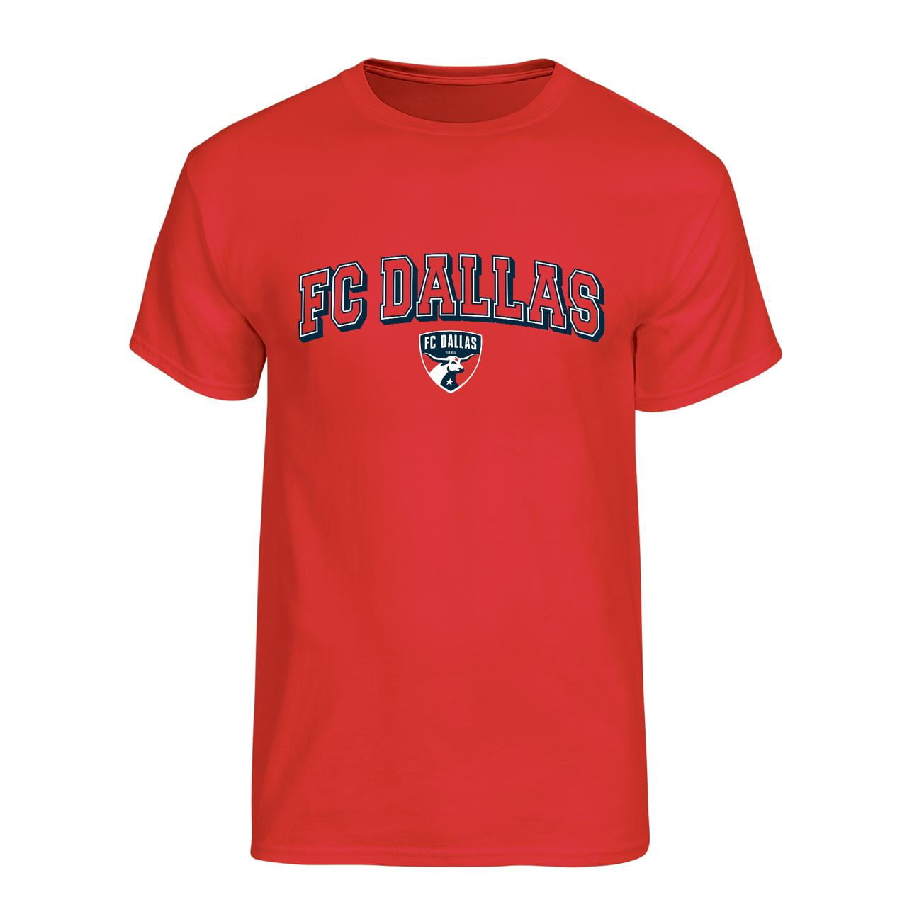 MLS FC Dallas Men's Team Color Arch-Over Logo Short Sleeve T-Shirt