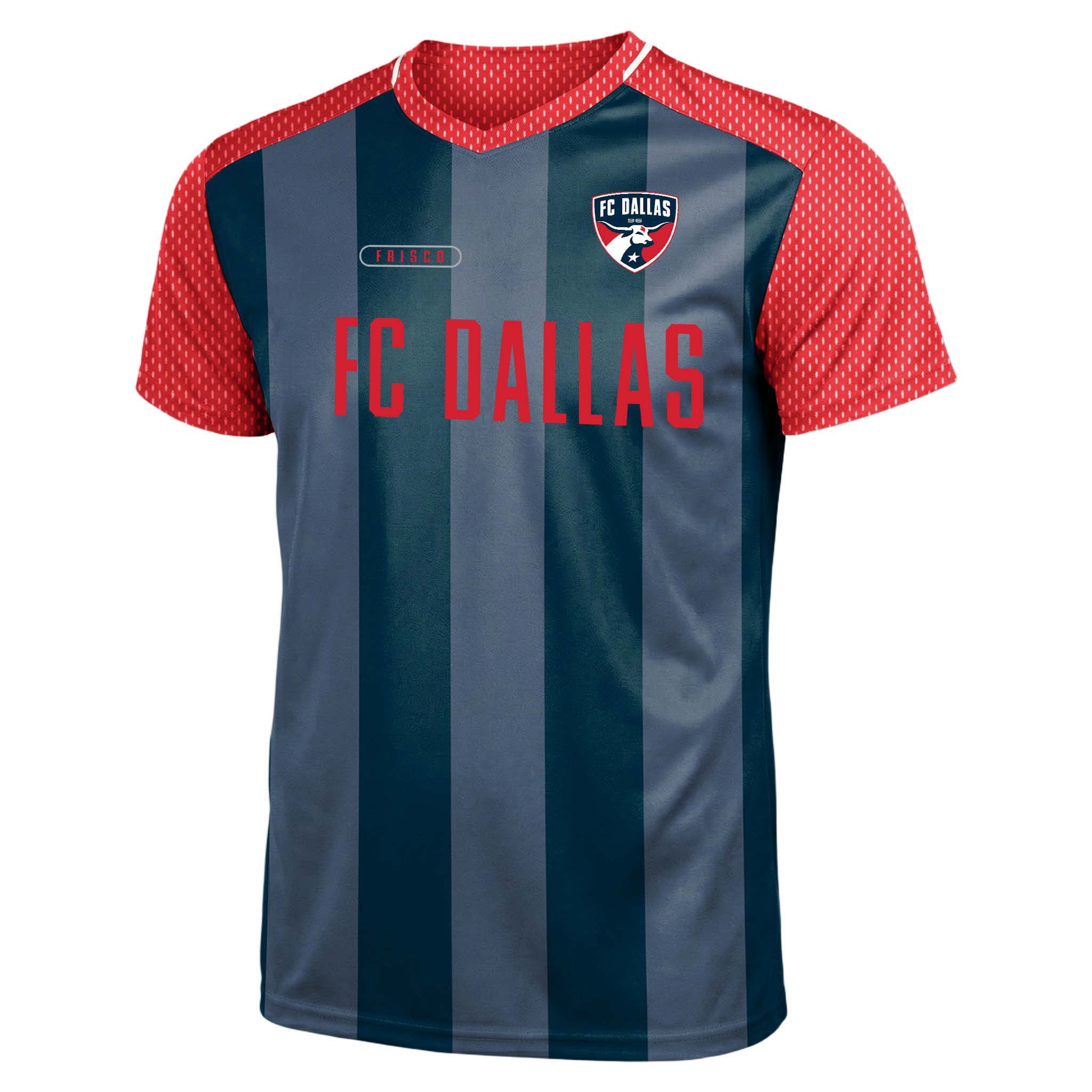 MLS FC Dallas Men's Team Color Sublimated Stripe Jersey