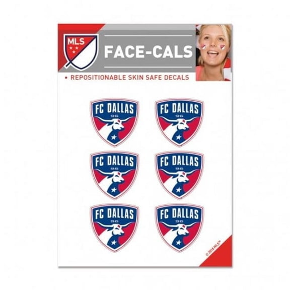 MLS FC Dallas Tattoo Face Cals