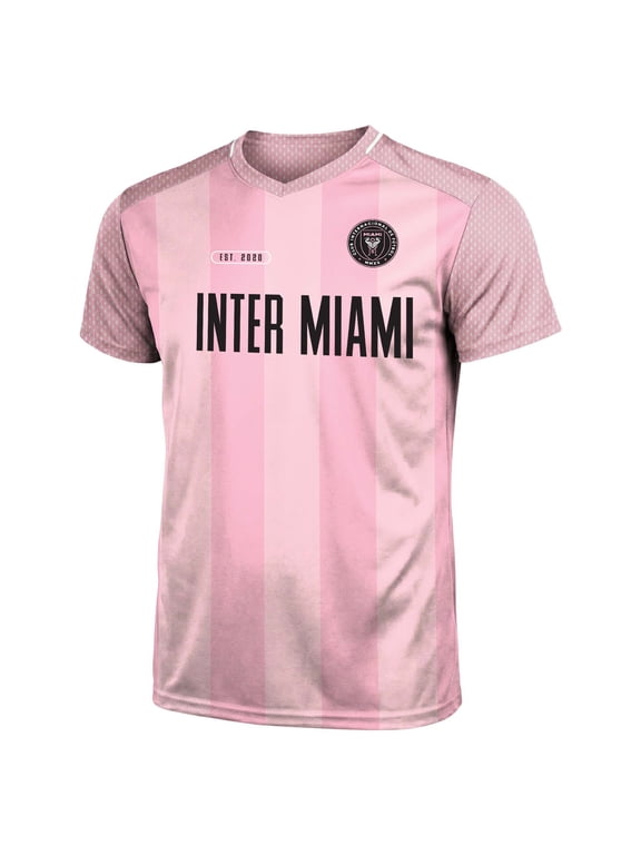 MLS Inter Miami CF Boy's Team Color Sublimated Stripe Jersey