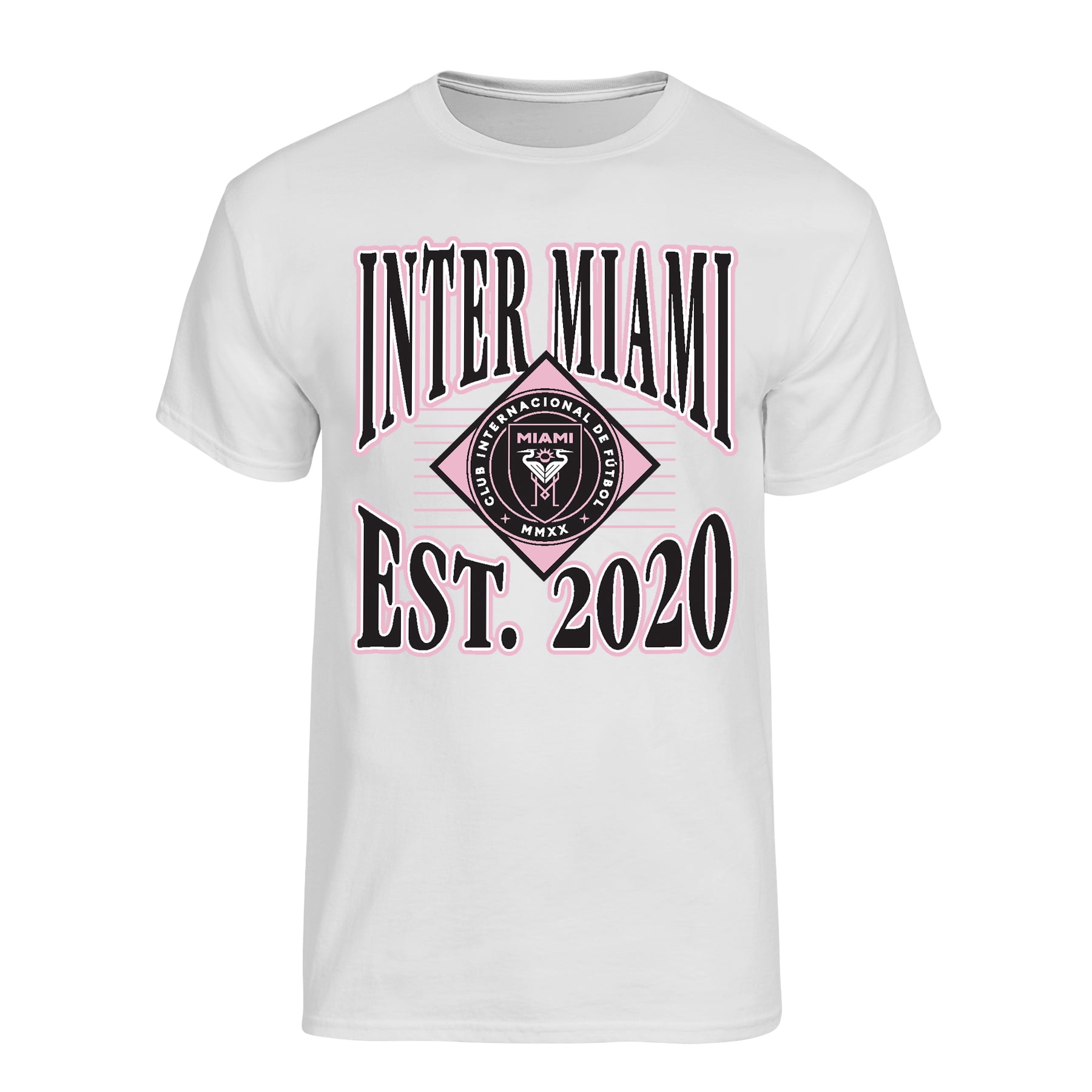 MLS Inter Miami CF Men's Ash Oversized Graphic Short Sleeve T-Shirt
