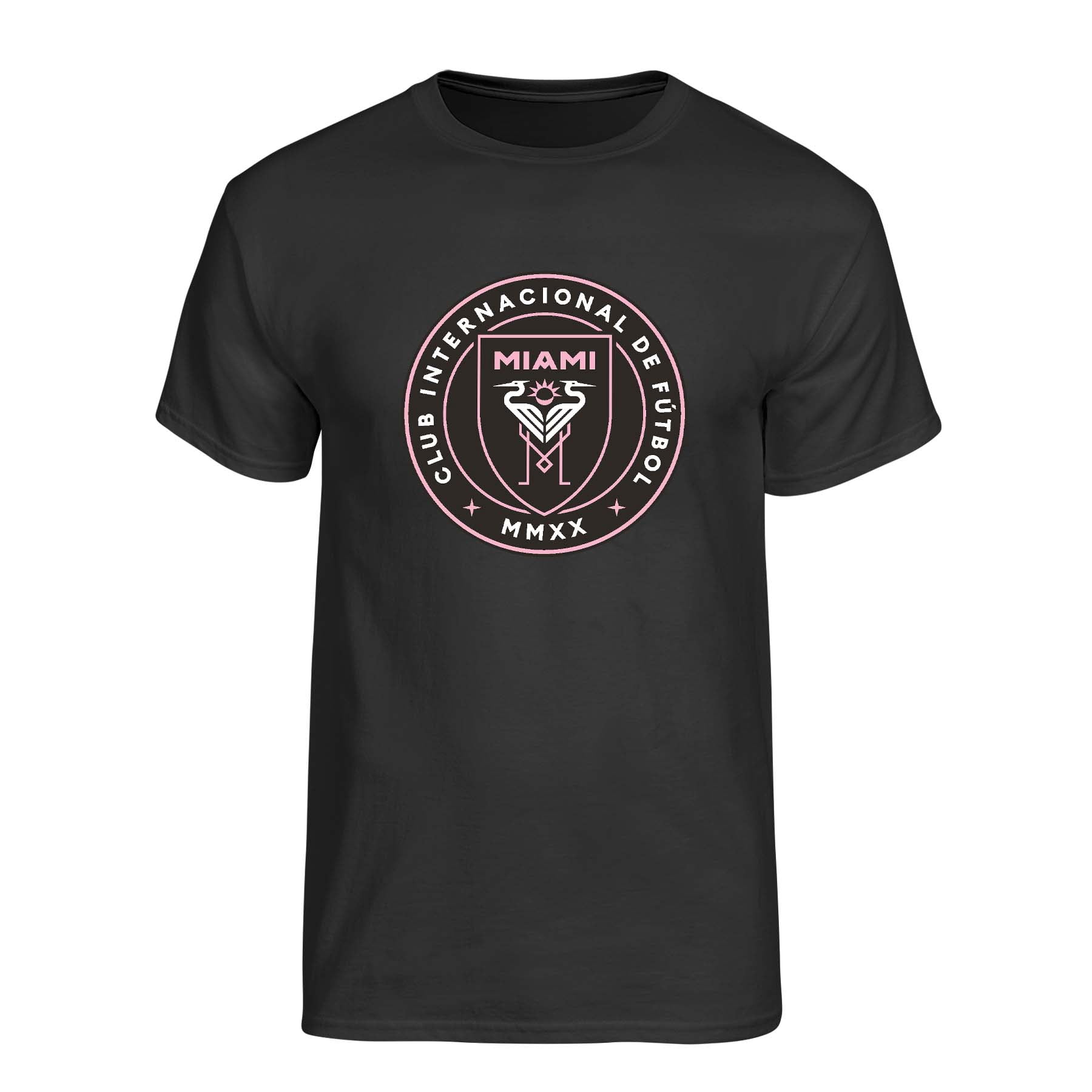 MLS Inter Miami CF Men's Black Primary Logo Short Sleeve T-Shirt