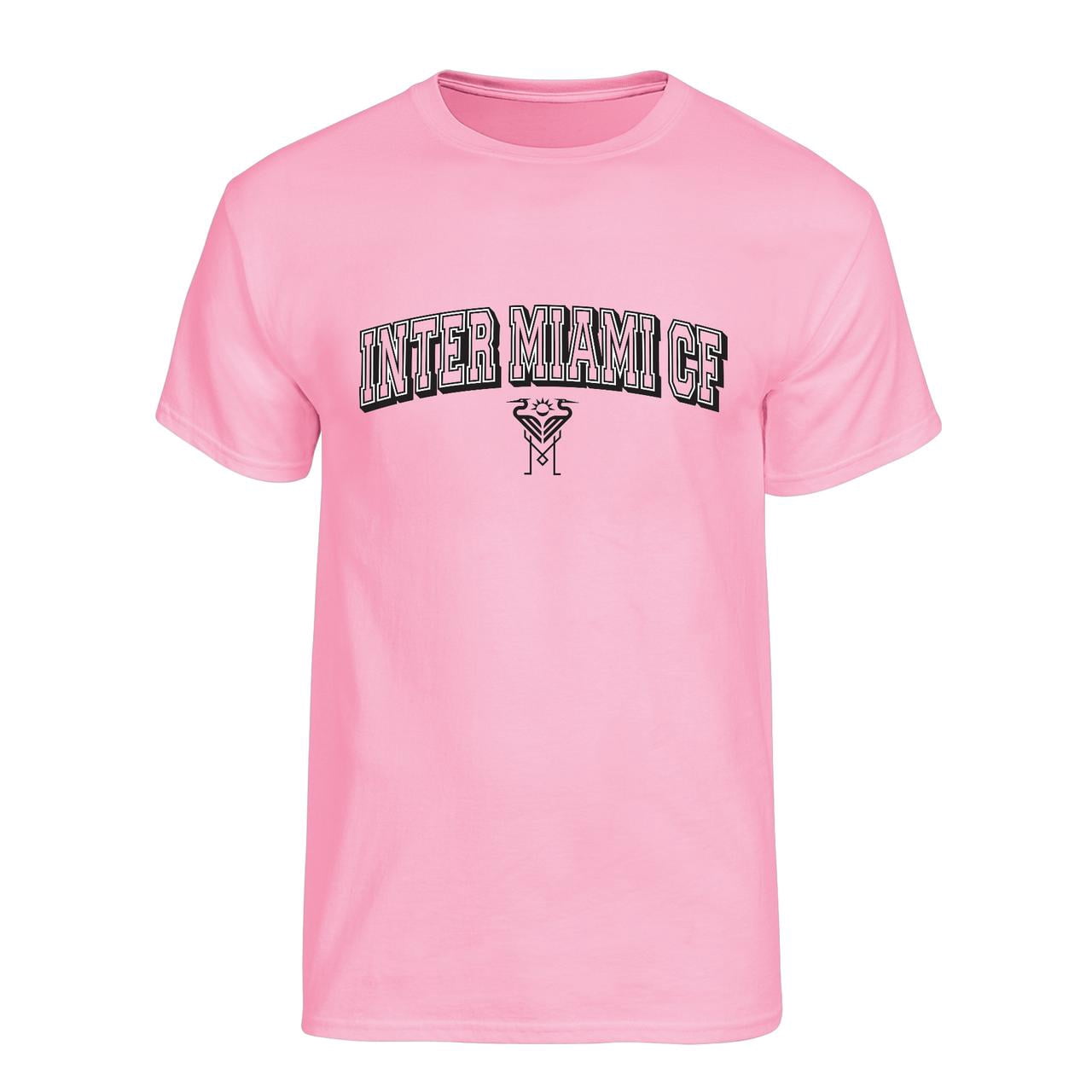 MLS Inter Miami CF Men's Team Color Arch-Over Logo Short Sleeve T-Shirt
