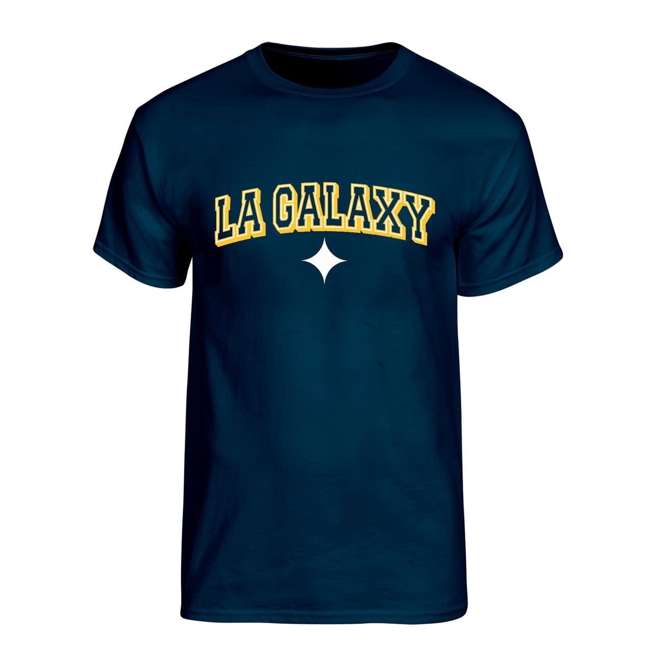 MLS LA Galaxy Men's Team Color Arch-Over Logo Short Sleeve T-Shirt
