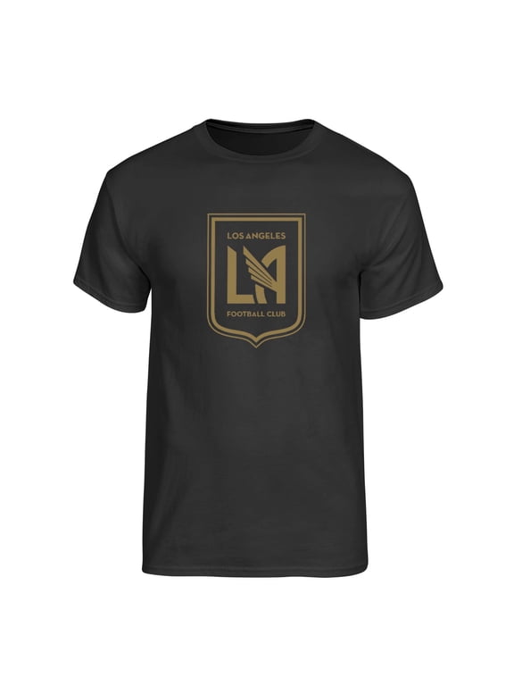 MLS Los Angeles FC Men's Black Primary Logo Short Sleeve T-Shirt