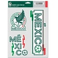 thumbnail image 1 of MLS Mexican National Team Logo 5" x 7.75" 3 Pack Fan Decal, 1 of 1