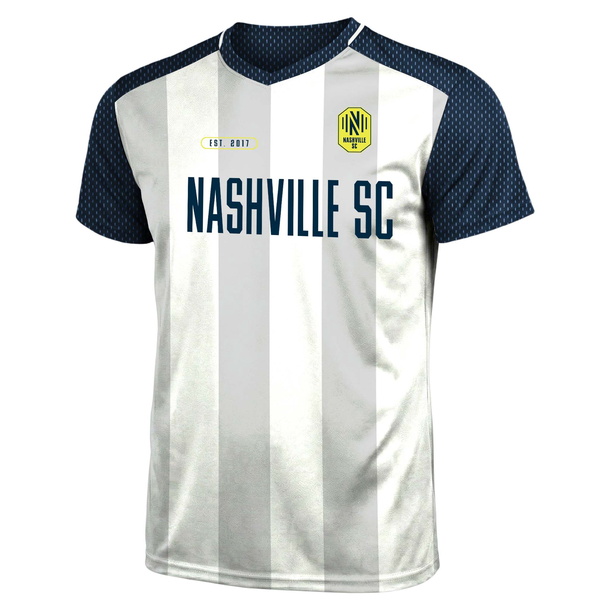 MLS Nashville SC Men's Team Color Sublimated Stripe Jersey