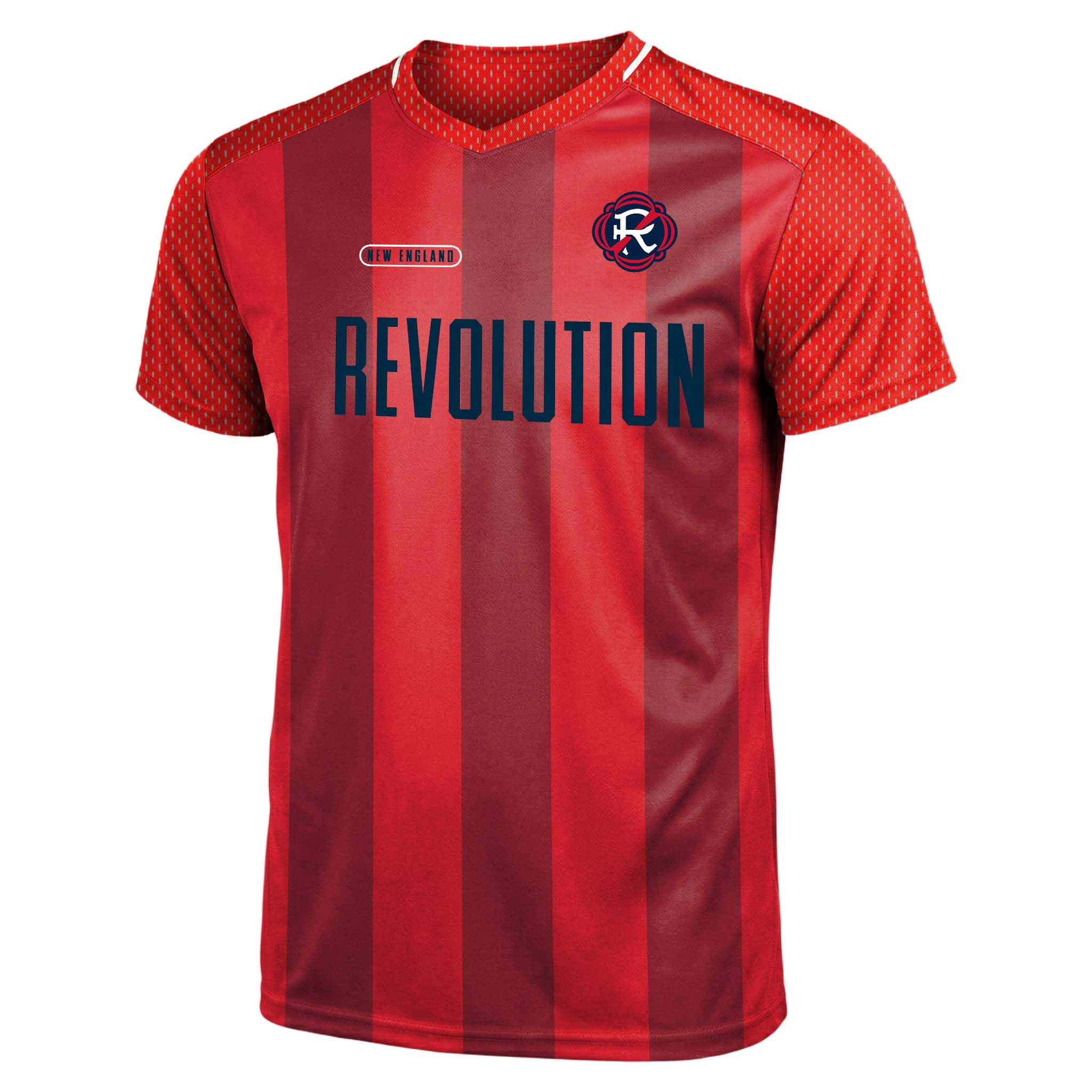 MLS New England Revolution Men's Team Color Sublimated Stripe Jersey