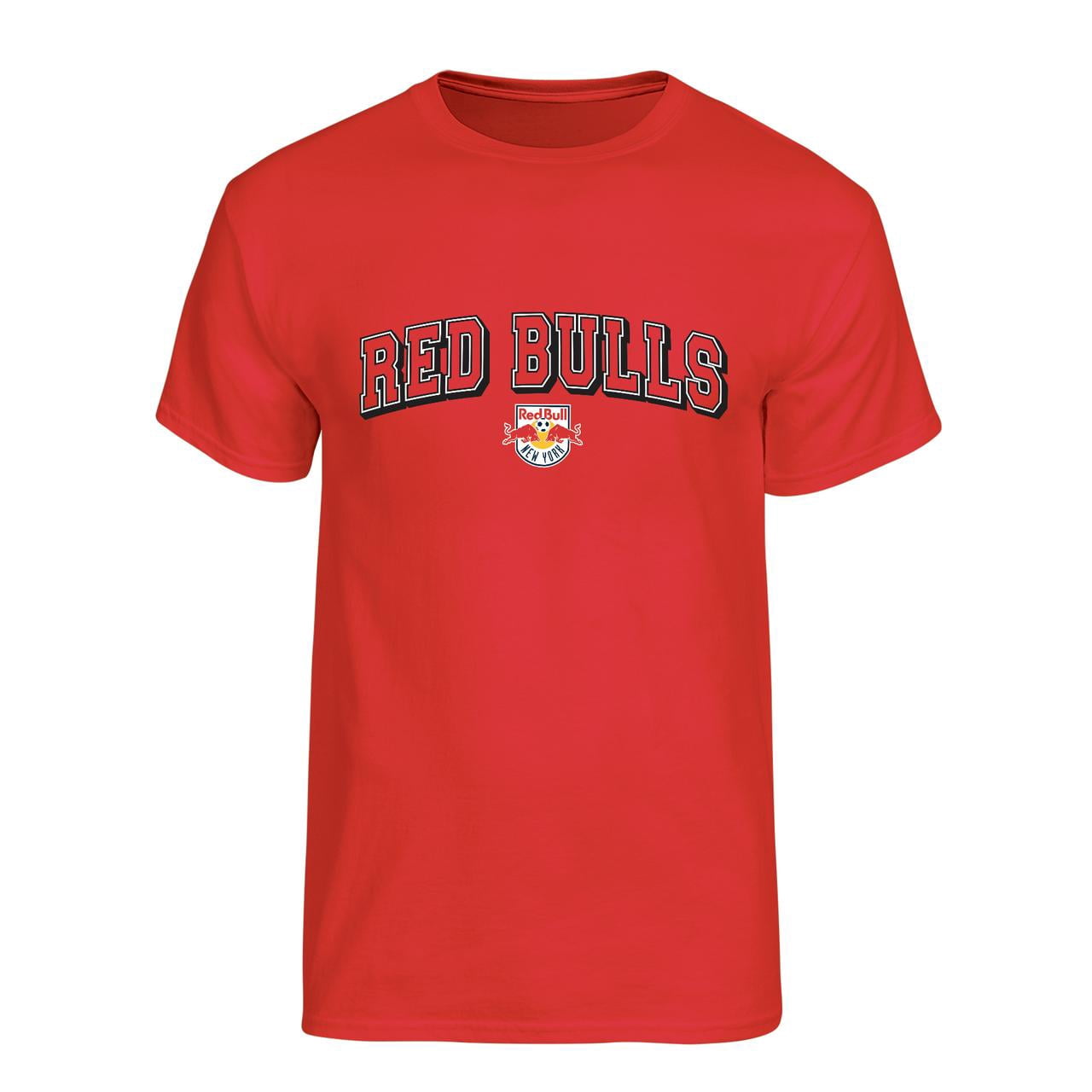 MLS New York Red Bulls Men's Team Color Arch-Over Logo Short Sleeve T-Shirt