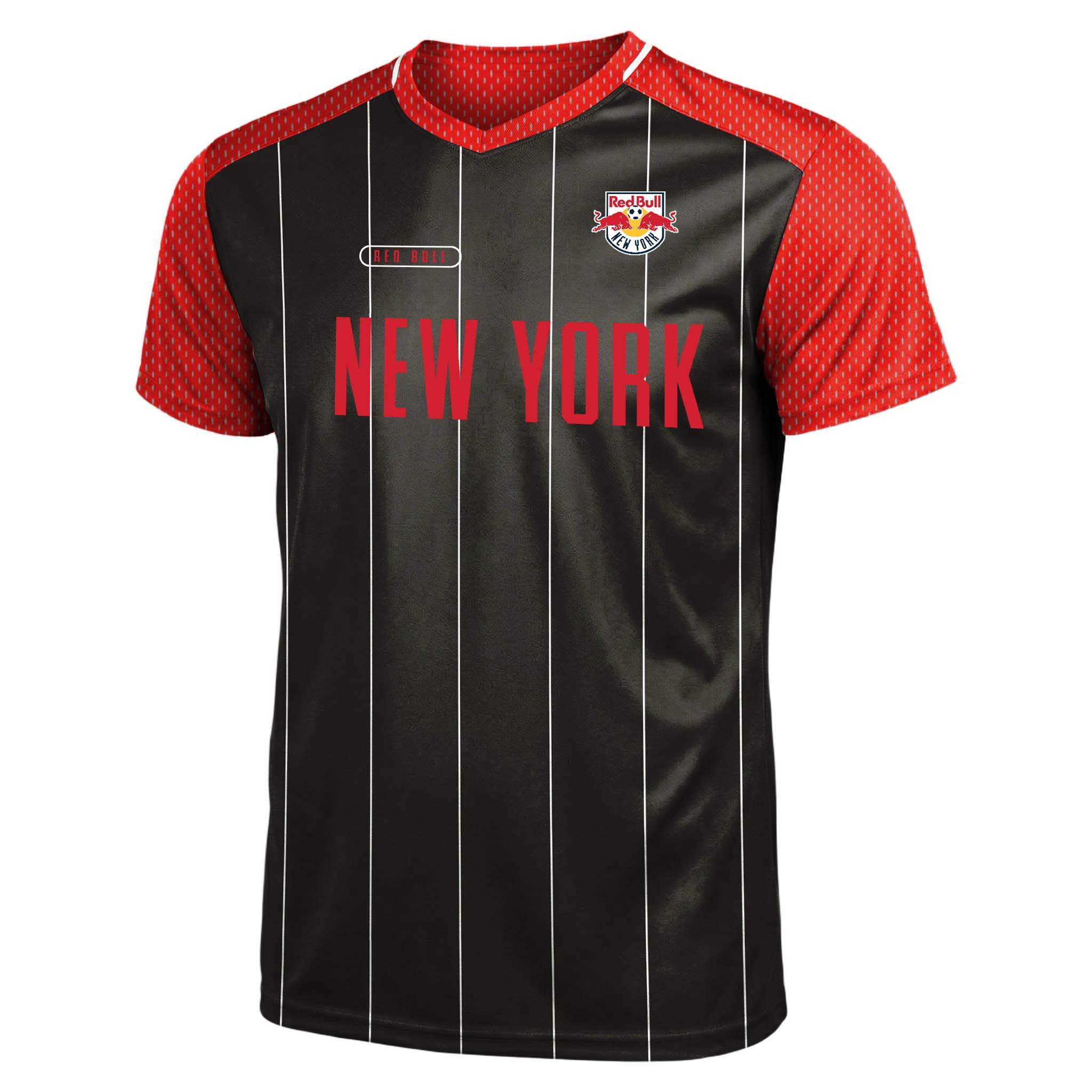 MLS New York Red Bulls Men's Team Color Sublimated Stripe Jersey