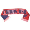 thumbnail image 1 of MLS Officially Licensed Chivas USA Double Sided Fringe Scarf, 1 of 1