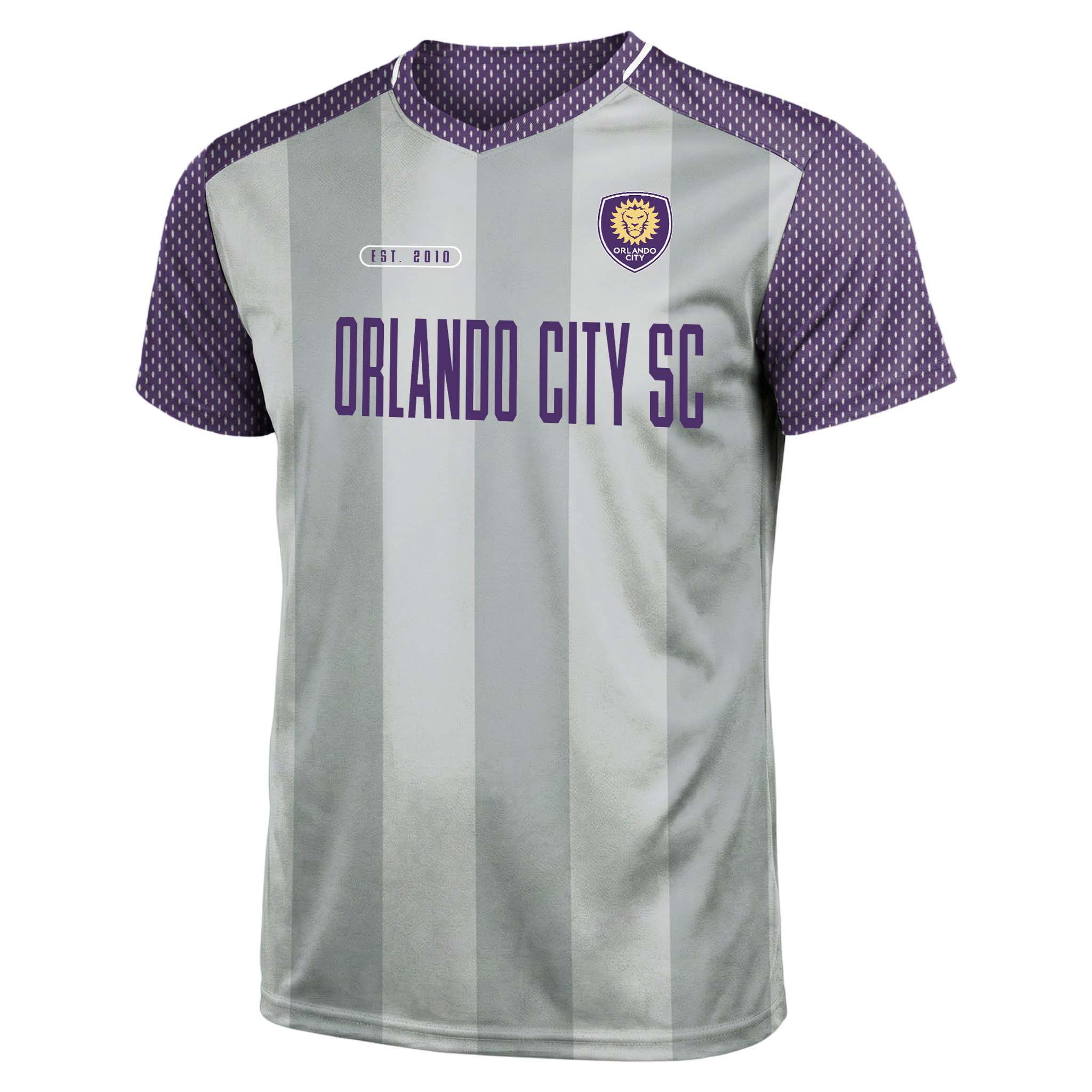 MLS Orlando City SC Men's Team Color Sublimated Stripe Jersey